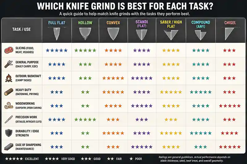 Knife Grind Task Performance Guide
