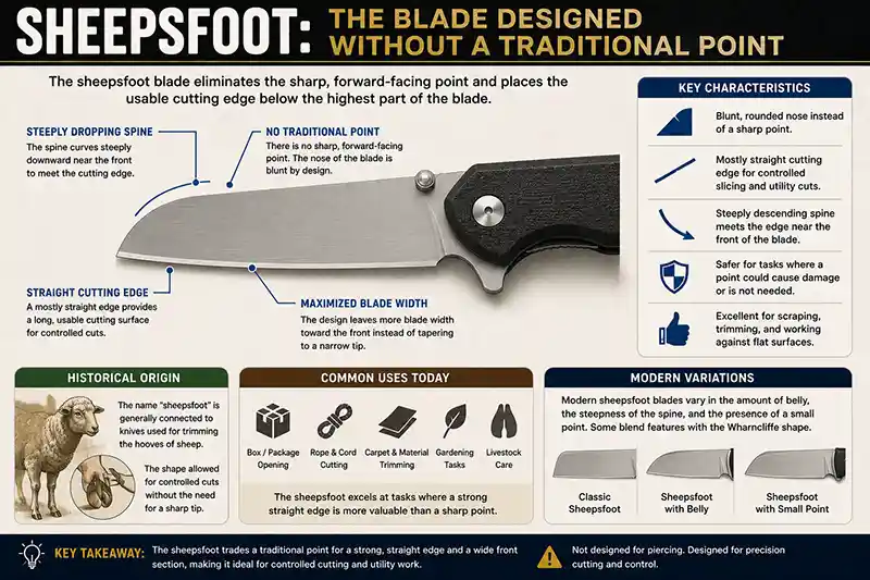 Sheepsfoot Blade Infographic Guide