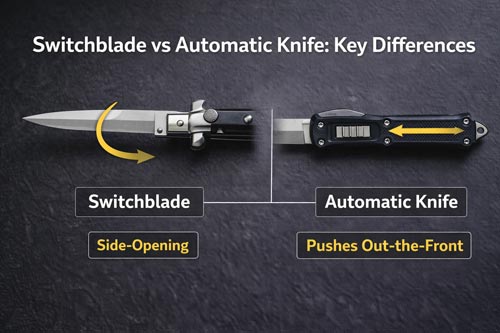 Switchblade vs automatic knife comparison